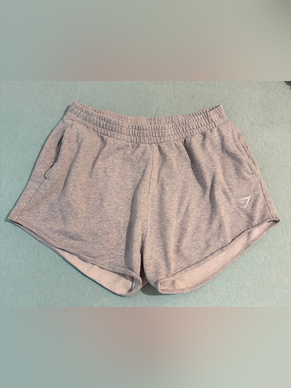 Gymshark Training Sweat Shorts in Light Grey Marl